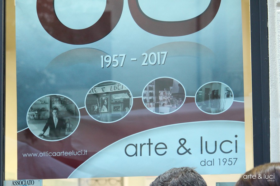 Festeggiamenti 60° anno di attività Ottica Arte & Luci Palermo